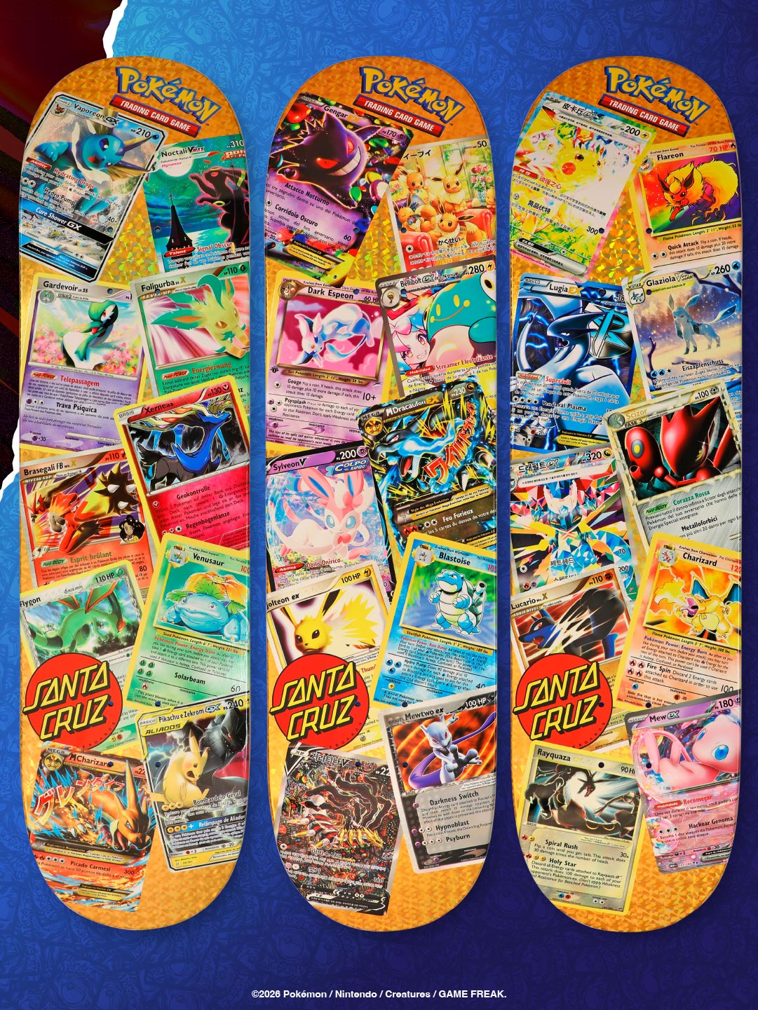 Gold Collage Chase 1 (editorial label); left deck in the official group image.