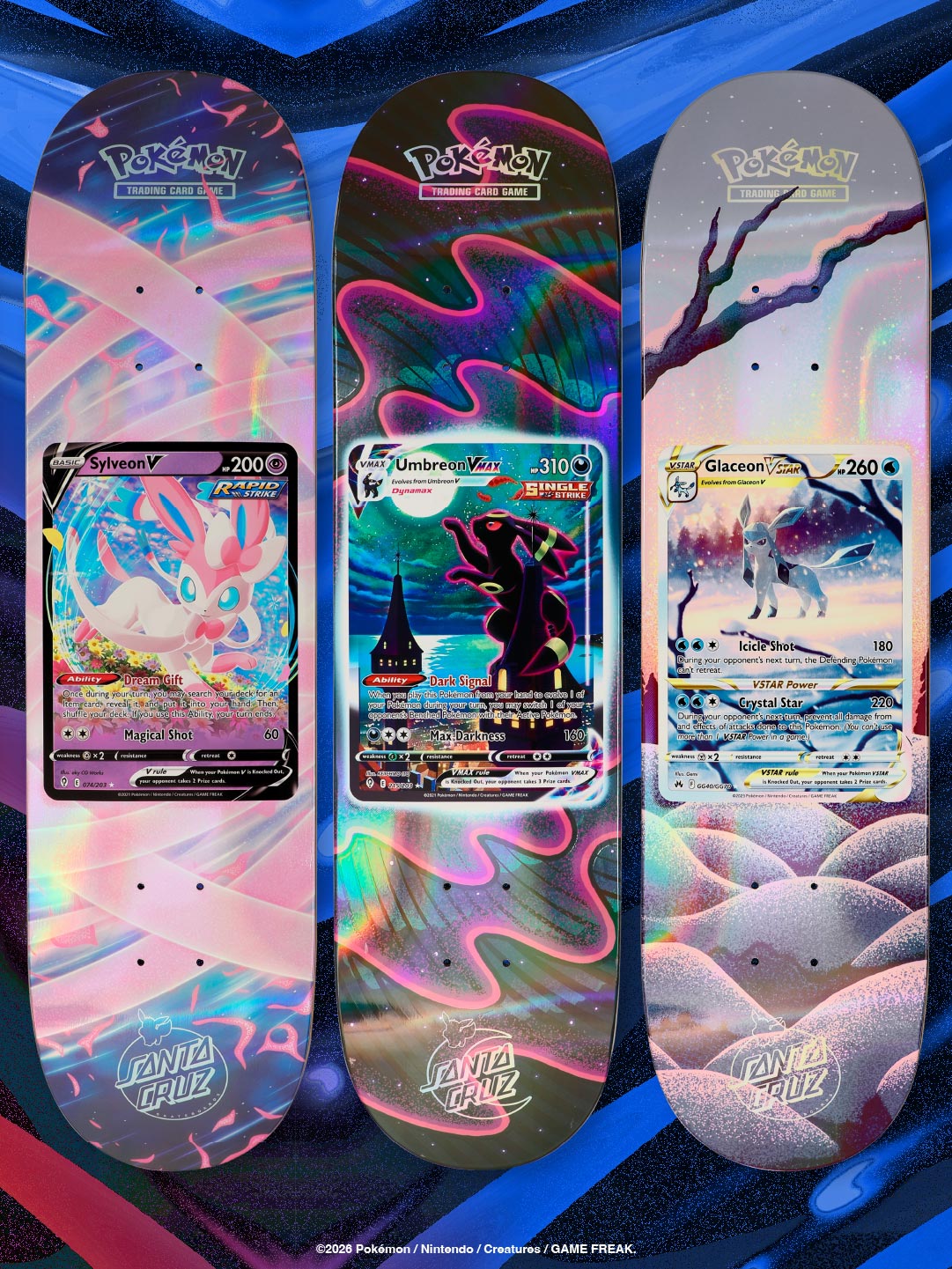 Sylveon V, left deck in official group image.